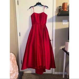 Red Wine Prom Gown